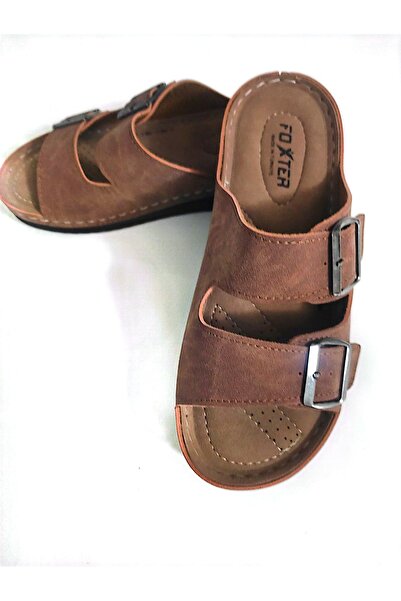 Foxter Ανδρικές παντόφλες με διπλή πόρπη