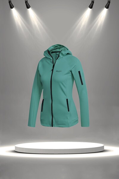 POSEIDON STORM Women's Water Green Special Supra Combed Cotton Comfortable and Stylish Tracksuit Set (S-3Xl)