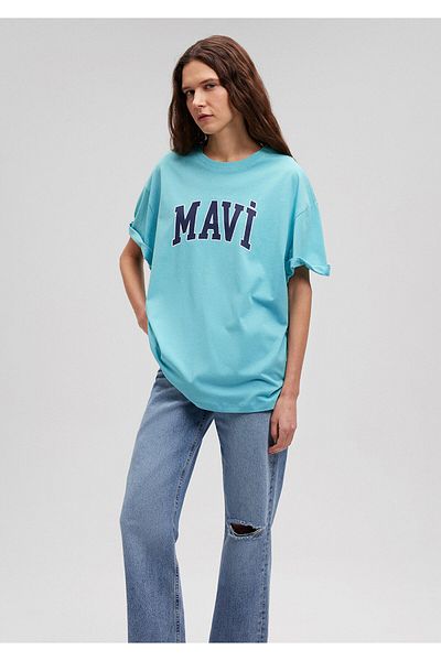 Mavi Logo Printed Green T-Shirt Regular Fit / Regular Fit1600843-71463