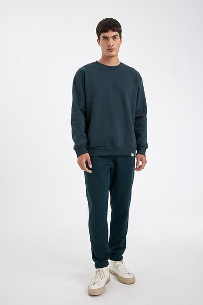 DeFacto Relaxed Fit – dicke Jogginghose, elastisches Bein mit Schnürung und Taschen U7438az24au