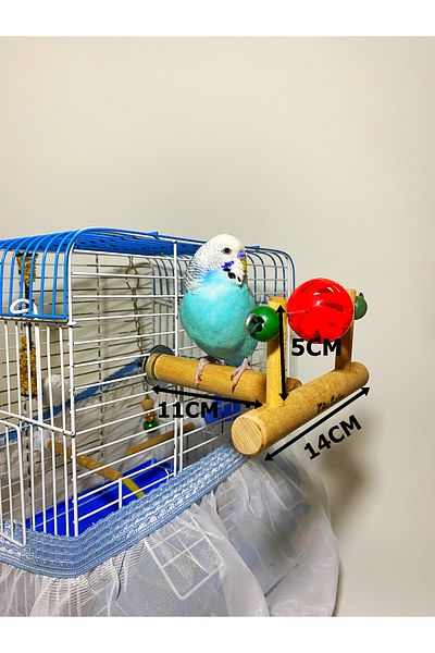 Ciko Kafes Bird Ball Spinning Toy with Perch
