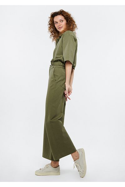 Mavi Khaki Culotte Trousers 1010417-71547
