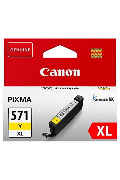 Universal Canon CLI-571XL Y خرطوشة حبر صفراء عالية السعة TS5050-9050