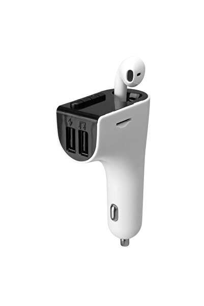 Universal سماعة بلوتوث S-link SL-BT245 5V 3.1A - 5V 1A و جهاز إرسال FM TF+USB