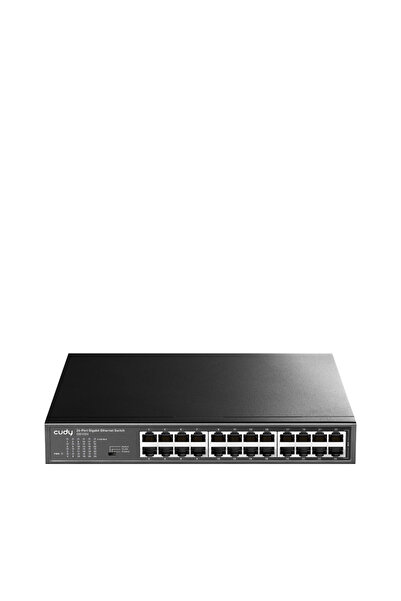 Universal CUDY GS1024 24 منفذ Gbit Rackmount غير قابل للإدارة مفتاح حالة معدنية