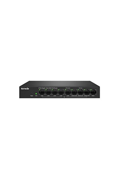 Universal Tenda G0-8G-PoE 9 منافذ 8 منافذ Poe+ 10-100-1000 مفتاح فولاذي POE ر...
