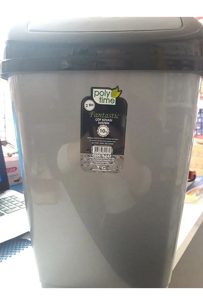 NEZADE STORE Poly Time Fantastic Trash Can /10 Liters Royaleks-E242