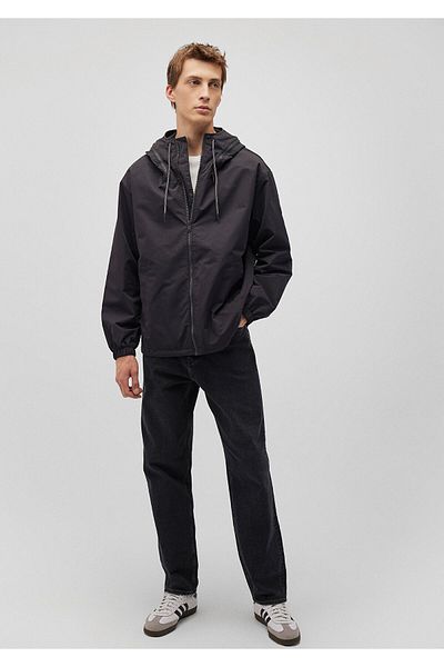 Mavi Κουκούλα Μαύρο Λεπτό Μπουφάν Oversize / Wide Cut 0110232-70087