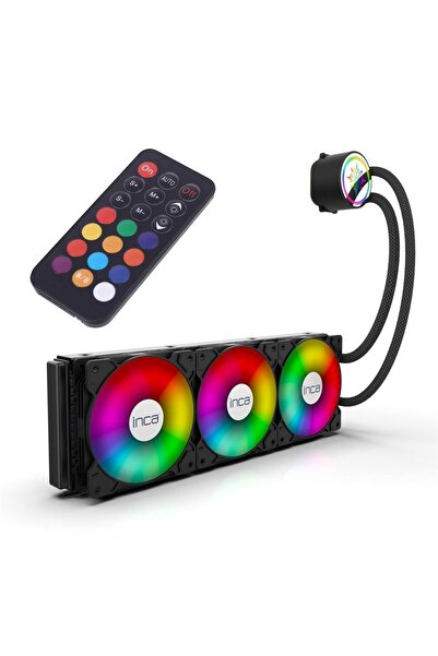 Inca بيانات-c821 ISS-03XN 3X120 360 ARGB مراقبة AM5+1700P تبريد السائل للمعال...