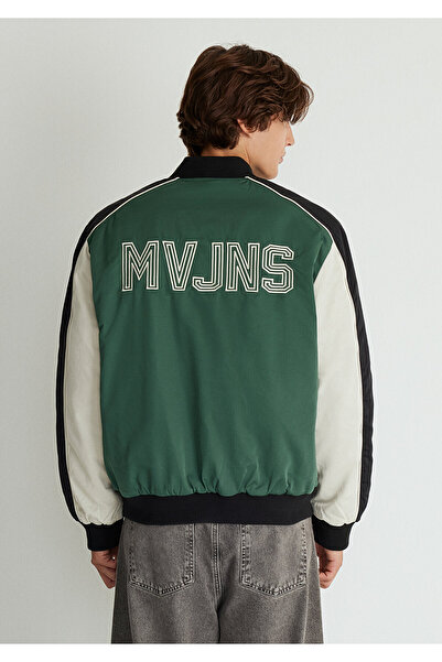 Mavi Yeşil Bomber Ceket Regular Fit / Normal Kesim 0110230-71894