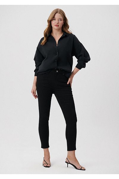 Mavi Lässige schwarze Jeanshose - Marli 101339 -85945