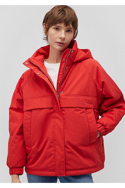 Mavi Jachetă roșie cu glugă Oversize / Wide Cut1110348-70461