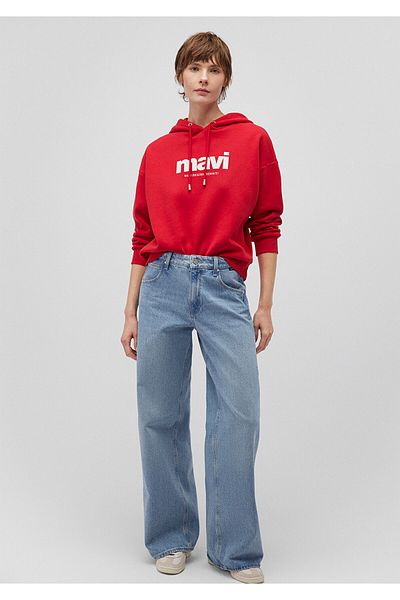 Mavi Rotes Kapuzensweatshirt mit Logoaufdruck168334-35476