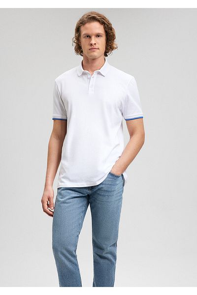 Mavi Λευκό μπλουζάκι πόλο - Regular Fit, Regular Fit 0611937 -620