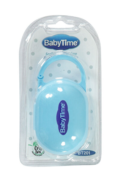 Babytime Baby Time Pacifier Storage Container Blue