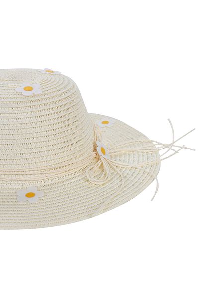 Civil Girls Girl's Hat 6-9 Years Ecru