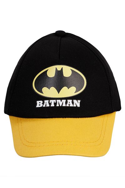 Batman Boy's Cap Hat 2-5 Years Black-Yellow