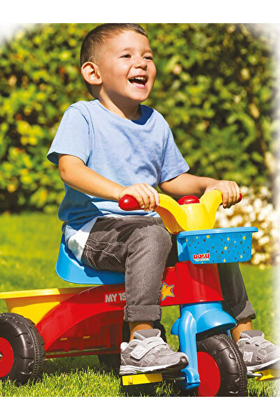 Dolu İlk Bisikletim Tutamaklı Box Kırmızı