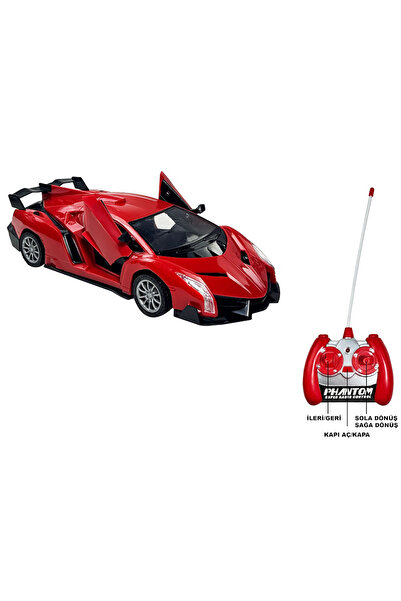 Vardem Uzaktan Kumandalı Full Fonksiyon Şarjlı 1:18 Wild Sport Kapıları Açılan Araba Kımızı