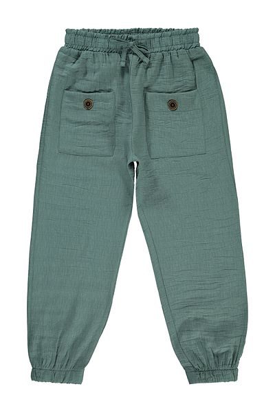 Civil Girls Girl's Trousers 6-9 Years Water Green