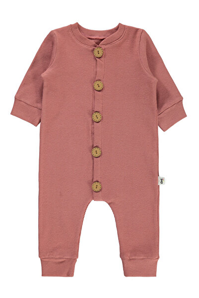 Civil Baby Bebek Patikli Tulum 1-6 Ay Gül Kurusu