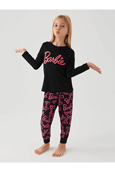 Barbie Roly Poly Kız Garson İkili 9-14 Yaş Takım - Siyah 14-15 Yaş