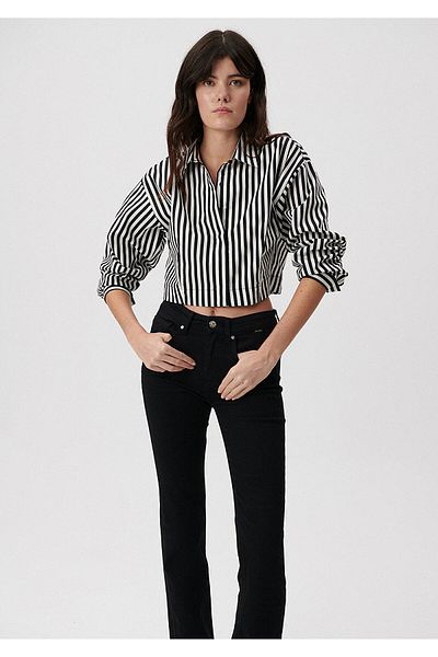 Mavi White Striped Shirt - Standard, 1210660 -85449