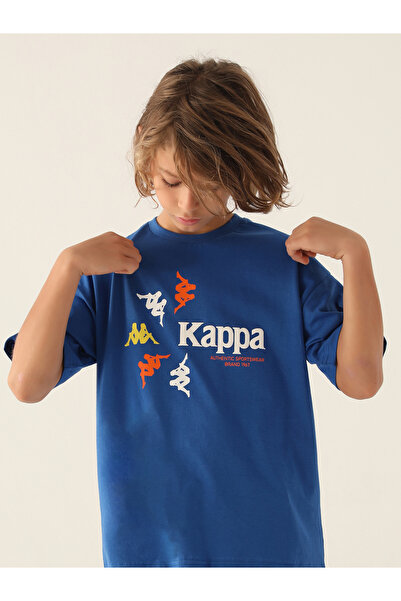 Kappa تي شيرت للأولاد 5-15 سنة أزرق