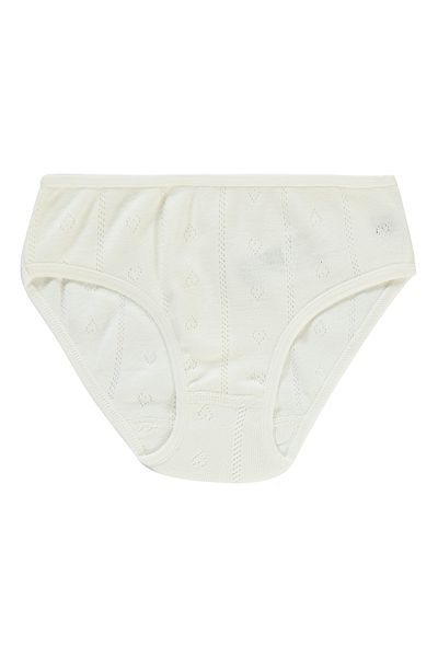 Civil Girls 2-10 Years Old Girl's Panties - Ecru-Salmon