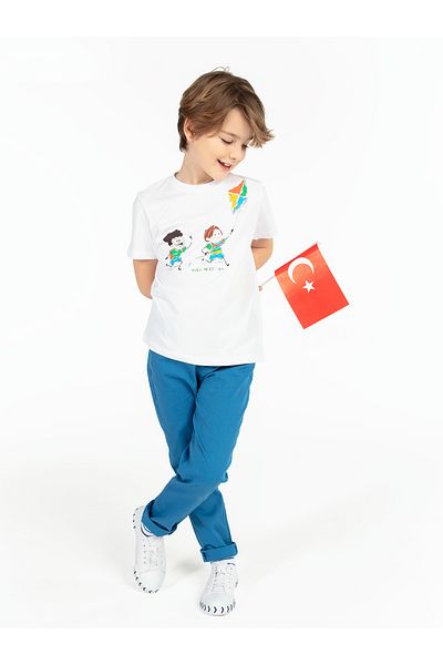 Civil Boys 6-9 Years Old Boy Indigo Trousers