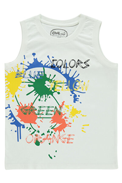 Civil Boys Μπλουζάκι για αγόρια 10-13 ετών - Εκρού