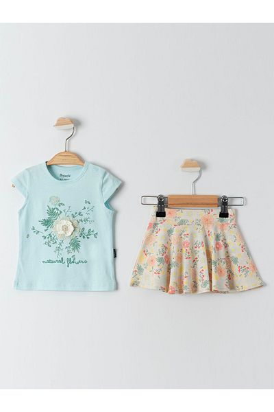 Miniworld 6-18 Months Mint Baby Girl Set