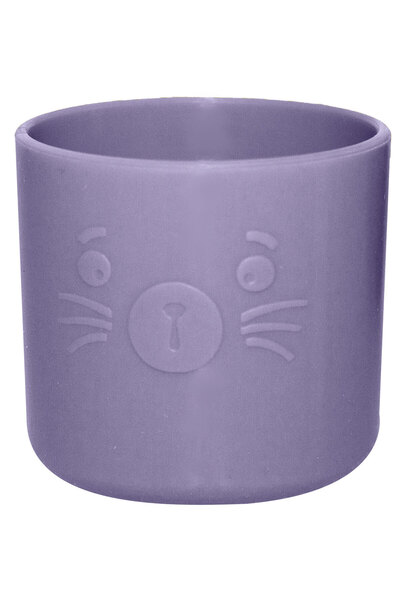 pandish كوب شرب من السيليكون ليلك بوبو