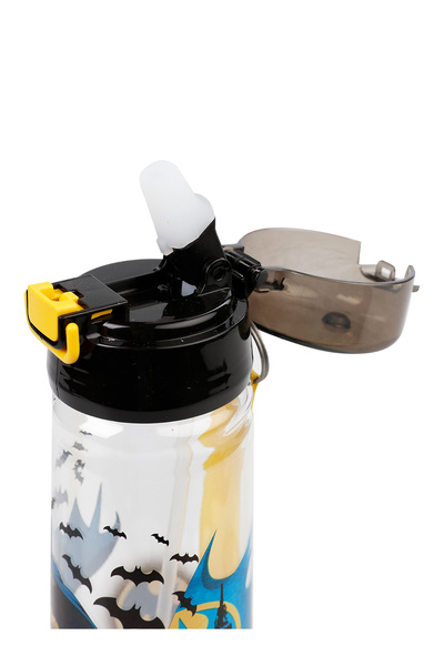 Batman Solo Straw Flask 500 ml Black