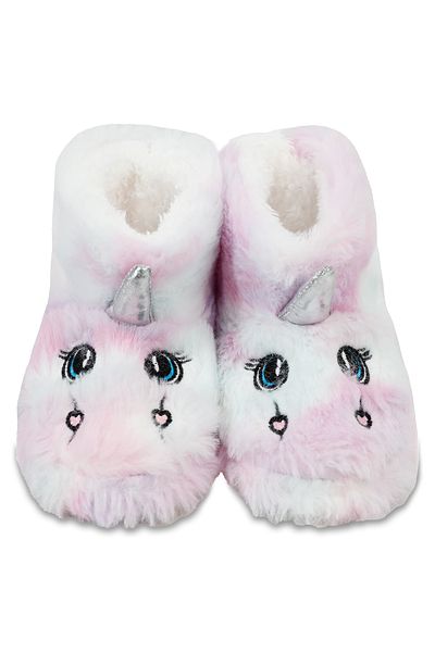 Civil Girls Ecru Girl's Slippers - Size 19-23