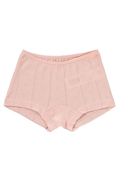 Civil Girls Ecru-Salmon Boxer Set for Girls 2-10 Years