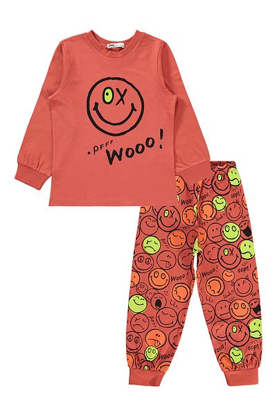 Civil Boys Boy's Pajama Set 2-5 Years Tile