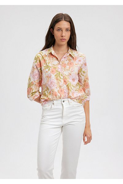 Mavi Cămașă roz cu imprimeu floral - Regular Fit 1210759 -87007