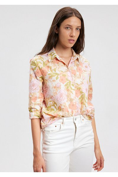 Mavi Cămașă roz cu imprimeu floral - Regular Fit 1210759 -87007