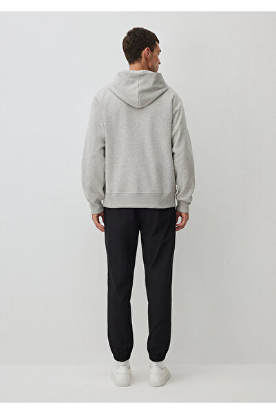 Mavi Kapüşonlu Gri Basic Sweatshirt 0S10190-80196