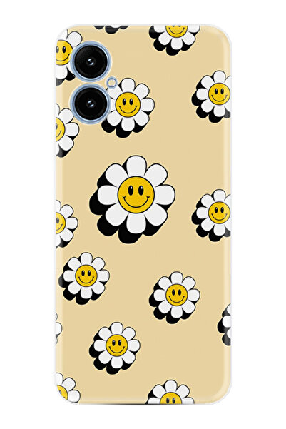 omix X5 Kılıf Boutique Baskılı Resimli Sarı Papatya Pcode -042