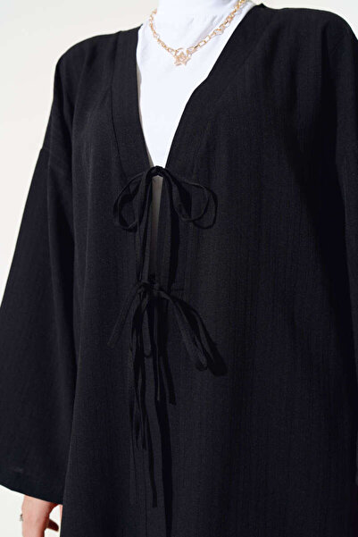 VOLT CLOTHİNG Γυναικείο δεμένο μπροστινό κιμονό σετ δύο τεμαχίων