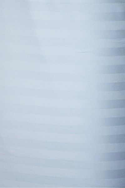 AS TEKSTİL White Striped Satin Cotton - 100% Cotton Luxury Fabric (1 Meter)