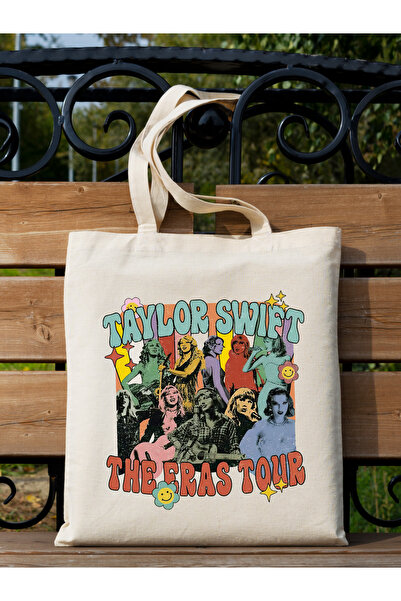 Cemira Taylor Swift The Eras Tour Tote Bag Bez Çanta
