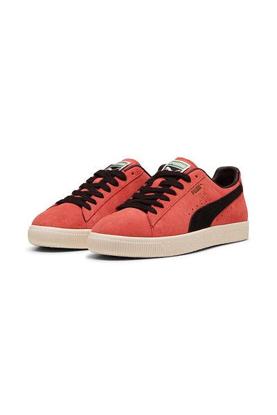 Puma Puma Black Clyde Og Salmon-Frosted Ivory Slid Sneaker