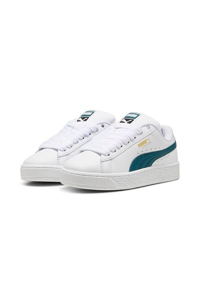 Puma Puma Suede XL Lth - White and Shoot Green