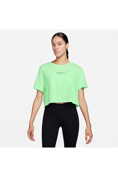 Nike W Nk Df Pro Ss Crp Short Sleeve T-Shirt