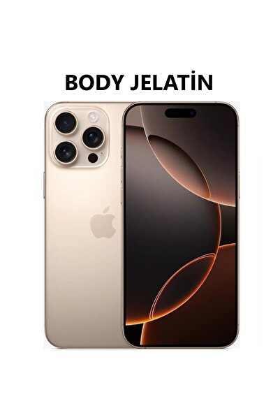 ROVA İphone 16 Pro Max Uyumlu 360 Derece Arka hidrojel Film Koruma Body Jelatin