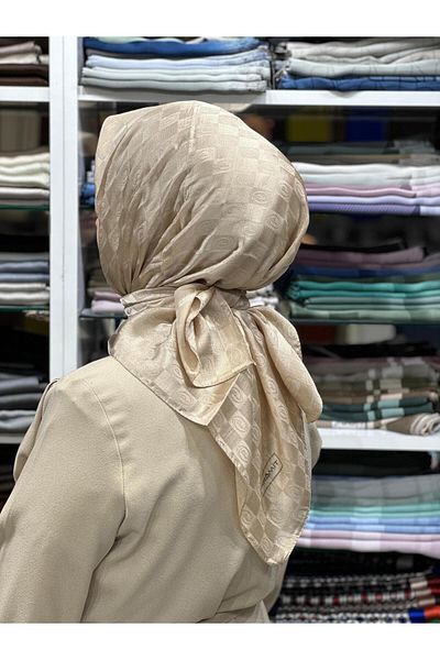 PİRAMİT Jacquard Checker Scarf