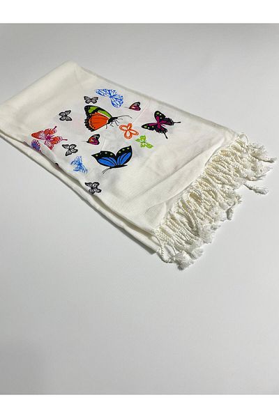Sobe Hediyelik Peshtemal din bambus, prosop de plajă, prosop de baie, bambus, model fluture